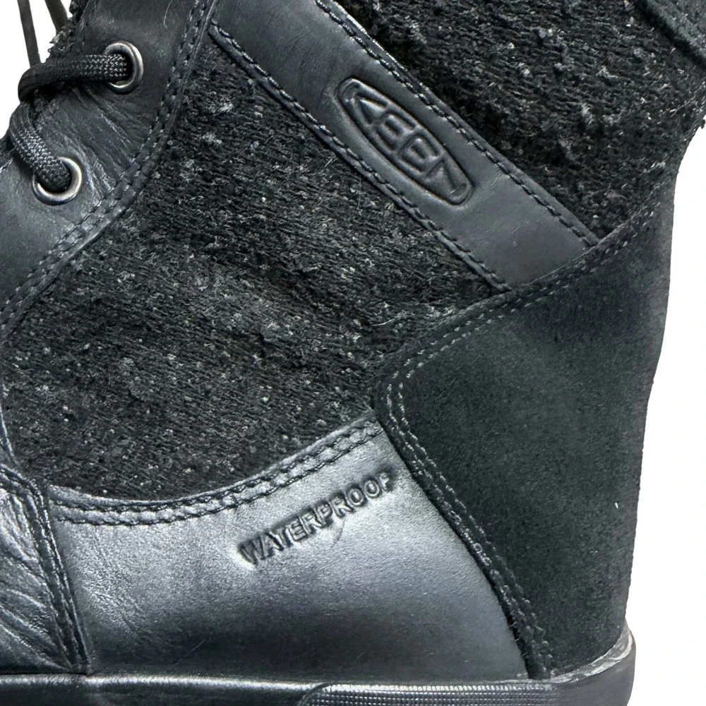 KEEN Elsa II Boots Waterproof Leather Winter Snow Insulated‎ 90s Women Size 9